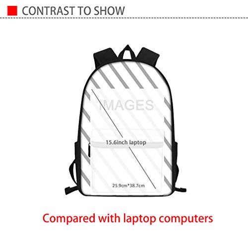 Funny Boston Terrier Backpack Fashion Novelty School Bookbags Casual Travel Daypack for Teen/Kids/Boys/Girls3