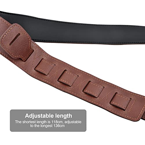 Vesaneae Sangle Guitare Cuir, Sangle de Guitare Longueur Réglable, Basics Sangle de Guitare pour Guitare Classique… - Les Beatles, Paul McCartney, John Lennon, RIngo Starr, George Harrison Vesaneae Sangle Guitare Cuir, Sangle de Guitare Longueur Réglable, Basics Sangle de Guitare pour Guitare Classique… – Image 6