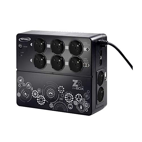 Onduleur Z3 ZenBox EX 700 VA, 4 prises secourues, 4 prises protégées