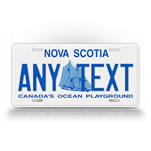 SignsAndTagsOnline Nova Scotia Canada Personalized License Plate Canada's Ocean Playground Custom Novelty Auto Tag