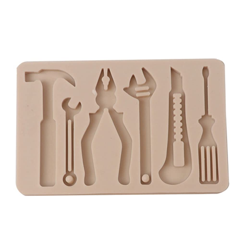 Tmboryuu Hardware Tool Shape Silicone Fondant Mold Candy Sugar Craft Mold Resin Silicone Fondant Molds