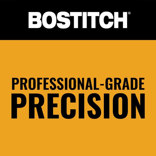 Close-up image of the low fastener indicator window on the BOSTITCH BTHT80277 staple gun, showing a red bar when fasteners are low.