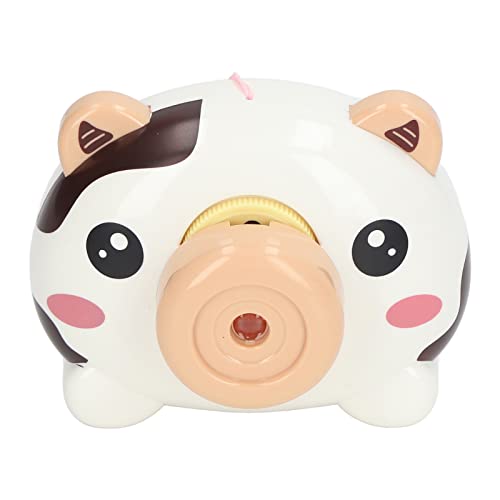 Videocamera di proiezione simulazione motivo chiaro luce tonale giocattolo per fotocamera con cordino da collo per ragazzi mucca da latte