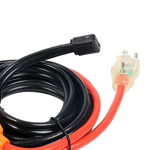 9Milelake Cold Weather Pipe And Valve Heating Cable With Built-In Thermostat (3 Feet) #TOP3