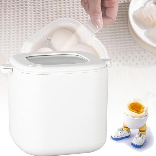 Rapid Egg Cooker, 300W Mini Egg Cooker for Steamed, Fully Automatic Smart Egg Cooker, Electric Egg Boiler Machine