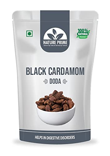 Nature Prime Black Cardamom | Badi Elaichi Whole | Premium Big Cardamom | Kali Elaichi (200 Grams)
