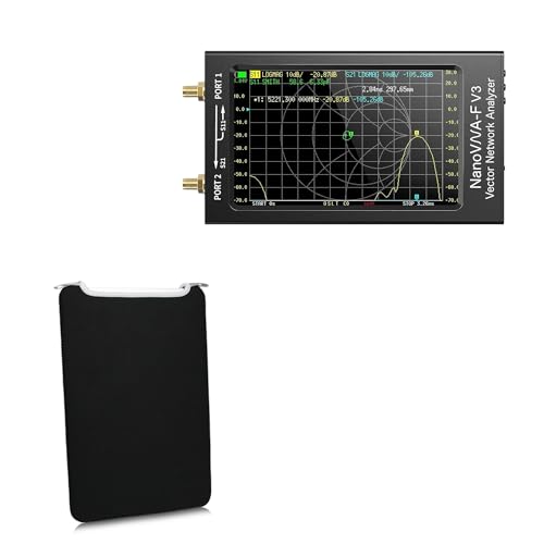 BoxWave Case Compatible with Seesii NANOVNA-F V3 - SlipSuit, Soft Slim Neoprene Pouch Protective Case Cover - Jet Black