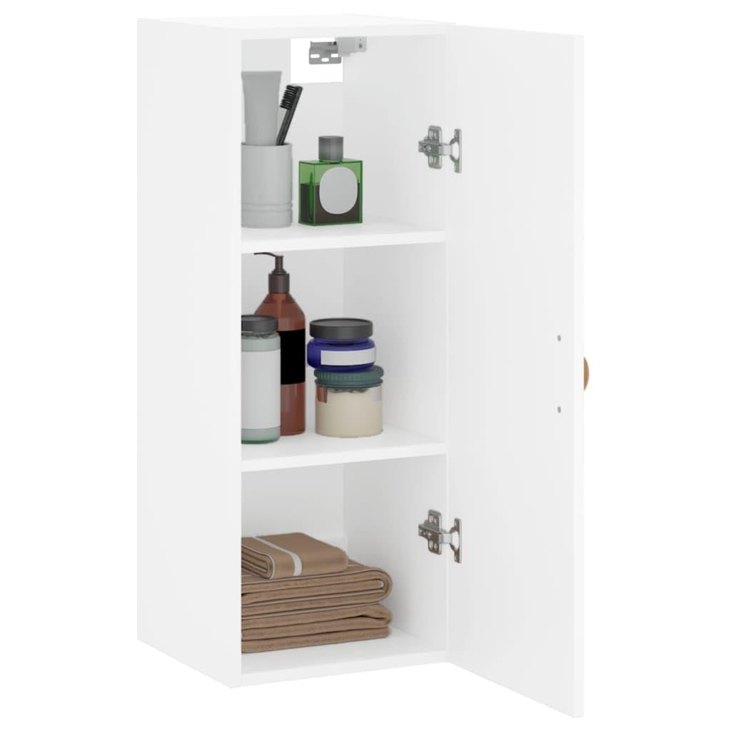 Homgoday Wandkast van gerookt eiken, 80 x 35 x 36,5 cm, bewerkt hout, hangende opbergkast, wandorganizer, kast, kast voor keuken en woonkamer, thuis, binnen opbergmeubels