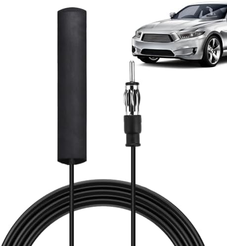 Pwshymi Antenne De Voiture Antenne D'autoradio Amplifiée Cachée Universelle 12 V Pour Camping
