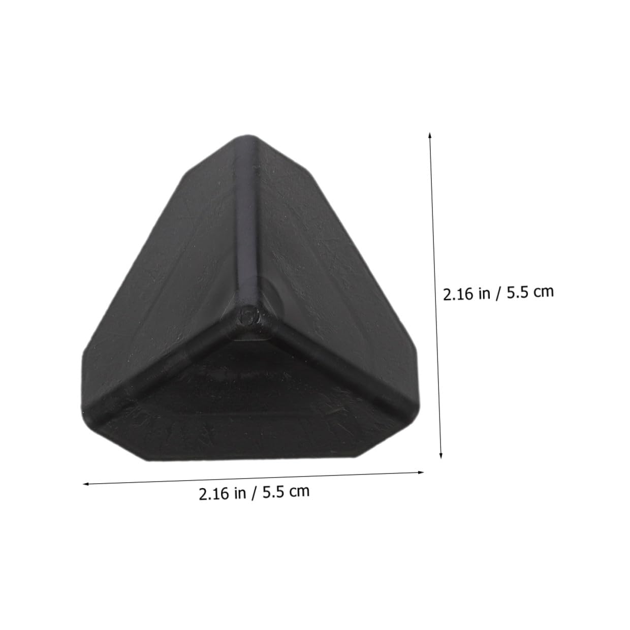 Protectores de Esquinas de Plástico Negro 100 Unidades, para Cajas