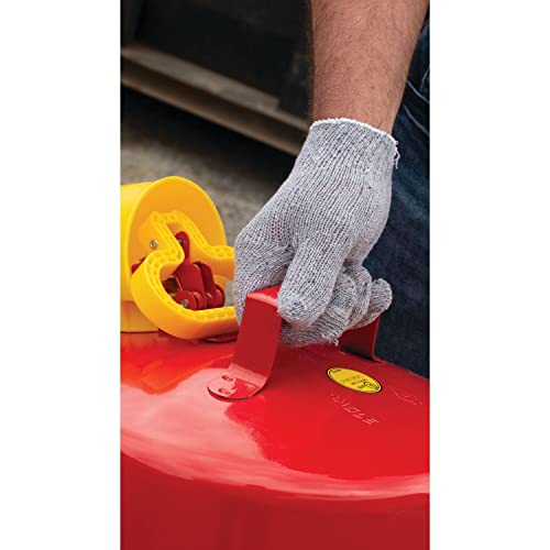 Eagle Ui-50-Sg Type I Metal Safety Can, Combustibles, 12-1/2" Width X 13-1/2" Depth, 5 Gallon Capacity, Green #TOP3