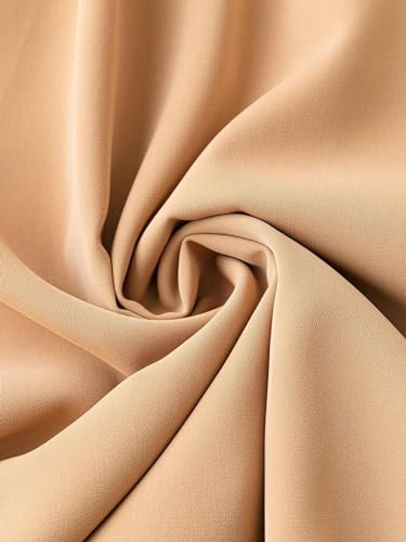 Litzo Women's Lycra A-Line Maxi Dress (L-61-L_Brown