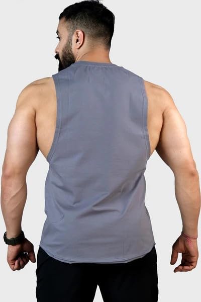 Image of FUAARK Men's Cotton Sleeveless Tank Tops Gym Vest for Mens