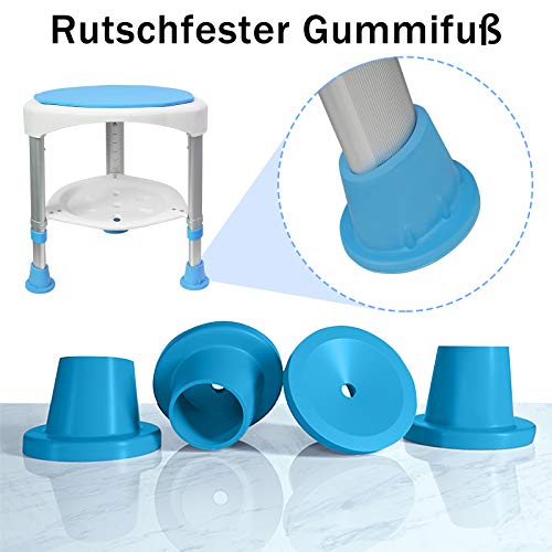 LZQ Douchekruk, badkruk, douchestoel, 4557 cm, in hoogte verstelbaar