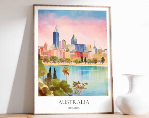 Outback poster et affiche de voyage Australie sur toile canvas grand format
