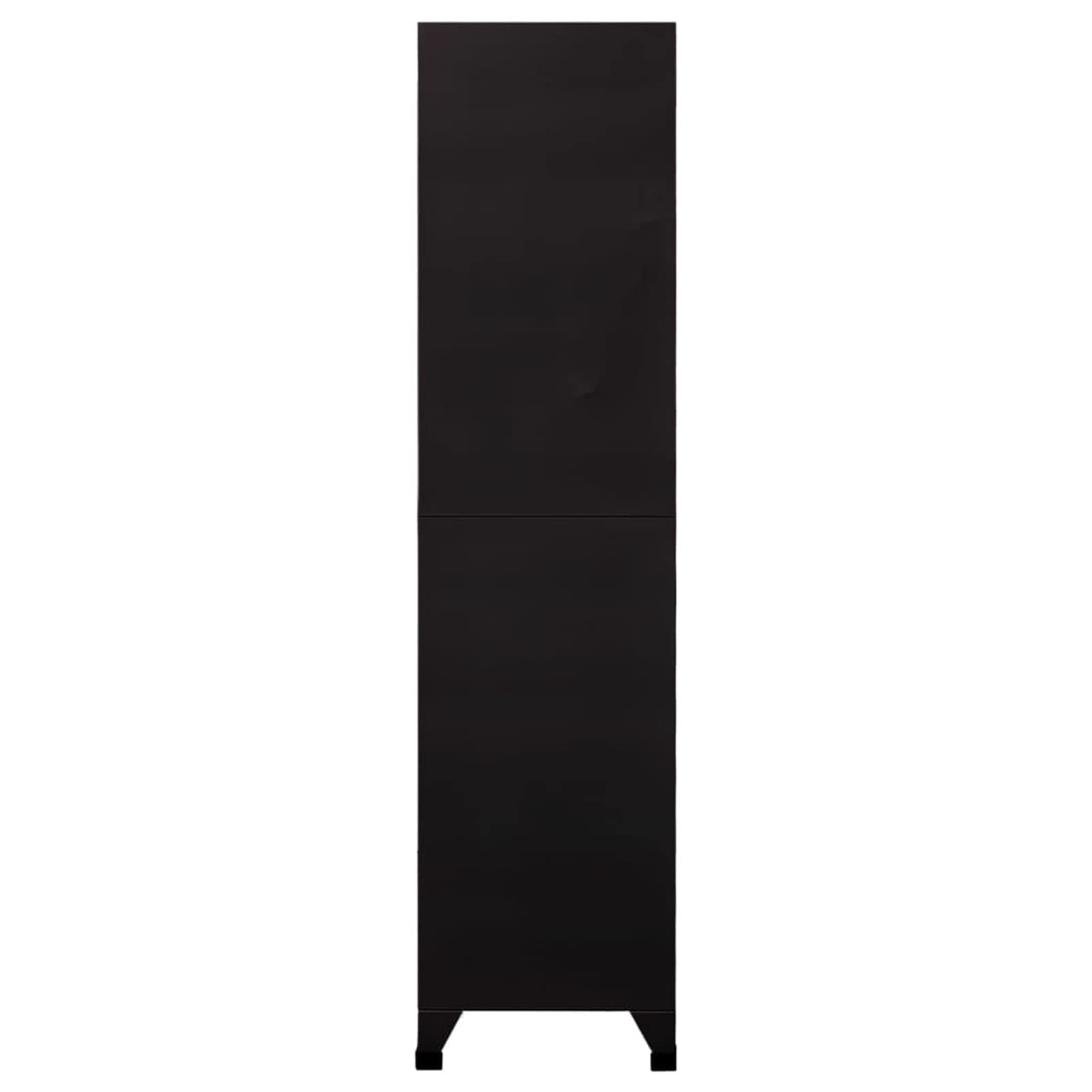 Tidyard Armadio,Armadietto,Schedario,per Uffficio,Spogliatoio,con 12 Scomparti,in Acciaio,Nero,90x45x180 cm,Armadio Armadietto Spogliatoio Sporco Pulito,Armadietto Metallo,Armadio in Metallo Acciaio