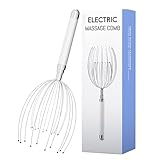 Winyoung Head Massager Scalp, Electric Scalp Massager with 20 Metal Fingers – Head Scratcher & Hair Massage Tool, Waterproof Head Massage for Stress Relief, Stocking Stuffers Gift for Women & Men