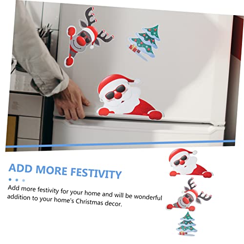 Imanes para puertas de garaje y coche de Navidad reflectantes en polivinilo flexible 3