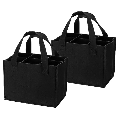 PATIKIL 6 Bottle Wine Carrier Tote Bag