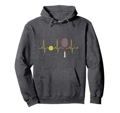 Tennisspieler Sprüche Tennis Sport Herzschlag Pullover Hoodie