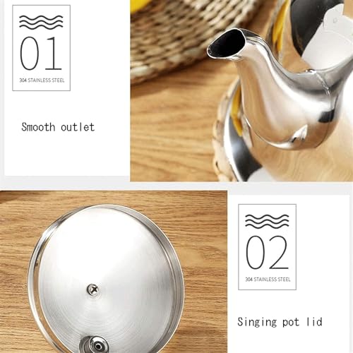 Hervidor eléctrico de té acero inoxidable 1.7L miniatura 7