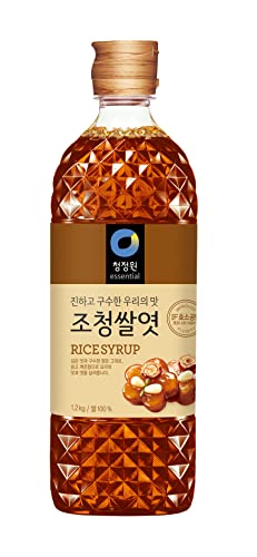 Chung Jung One O’Food Korean Cooking Malt Syrup, Oligo Syrup, Korean Pantry Staple Essentials (Rice Syrup, 1.2kg)
