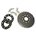 New 9 Hole Rear Sprocket Mount kit with 44T Sprocket Fit for 49cc 50cc 66cc 80cc 100cc Motorised Bicycles Bike Engine Parts