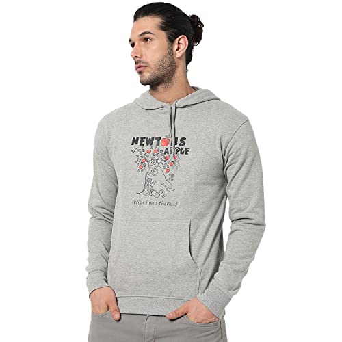 Image of CAHOOT Men's Printed Sweatshirt Regular Fit for Casual Wear | Full Sleeve | Cotton | Stylish Sweatshirt Crafted with Comfort Fit and High Performance for Everyday We