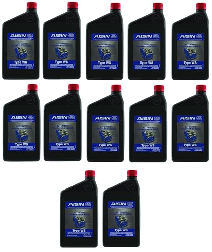 Set of 12 Auto Trans Fluids Aisin ATF-0WS for Cadillac Lexus Scion Toyota Volvo
