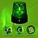 360 Degree LED Strobe Light, Disco Party Rotating Lamp DJ Flashing Stage Lights Police Car Beacon Siren Strobe Light with Switch Control for Home Room Dance Parties Birthday (COLOR:Green 1Pc)