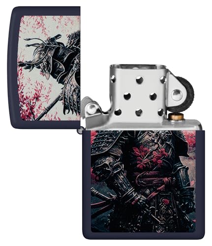 Encendedor Zippo Samurai Warrior - Navy Matte miniatura 4