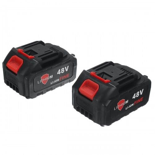 48VF Lithium-Ion Battery with Charger | Rechargeable Battery Pack for Cordless Power Tools – 12000mAh Li-ion | Max Power Link System | Power Tool Compatible-picture-14
