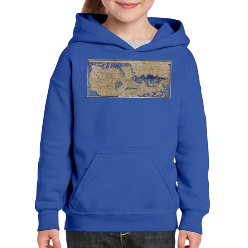 Sweat enfant carte du monde Tabula Rogeria idéal pour l'école