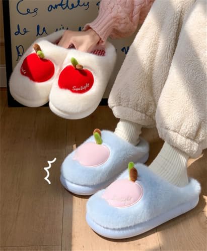 Winter Warm Home Slippers for Women Fluffy Cute Cartoon Indoor/Outdoor Slipper Non-Slip Fun House Slip-On Shoes3