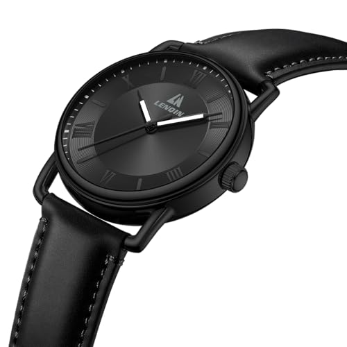 Image of LN LENQIN Mens Watches Unisex Military Sport Nylon Strap Stylish Luminous Fashion Analog Quartz Watch for Men Waterproof Army Tactical Casual Wristwatch