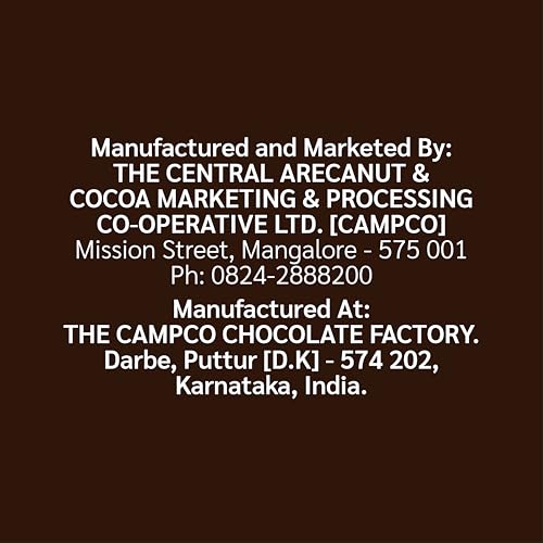 Image of Campco Dietier Sugar-Free Dark Chocolate Bar, 50g (Pack of 6)