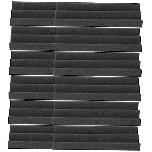 BESPORTBLE Paneles Acústicos para Aislamiento Sonoro 12 Piezas Alta Densidad Trampa de Graves para Reducción de Ruido y Claridad Ktv Home Theater y Estudios de Grabación miniatura 1