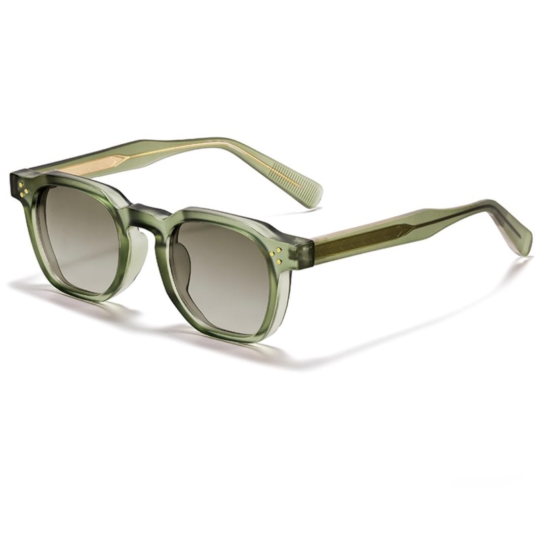 Occhiali da sole quadrati da uomo con aste personalizzate, design esclusivo, occhiali da sole da donna per viaggi, feste e festival, regalo perfetto.