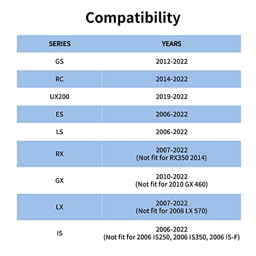 4Pcs Car Door Lights Logo Projector Led Car Welcome Light For Rx Es Gx Ls Lx Is Gs Rc Ux200 Series Hd Ghost Shadow Light #TOP5