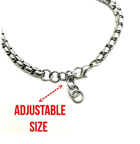 St Benedict Charm Chain Bracelet For Kids Baby Toddler Teens Adults - San Benito Catholic Patron Saint Medal - Boy Girl First Communion Confirmation Baptism Sponsor Gift Medjugorje Handmade #TOP3