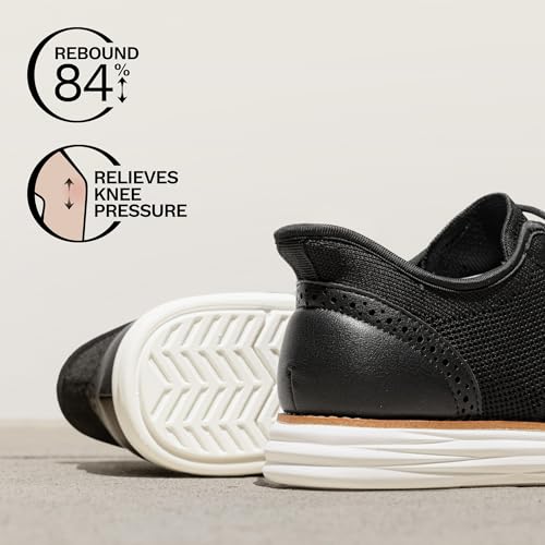 Bruno Marc Men's Oxfords - Classic Comfort,Size 8.5,Black-Hands Free,BMUMOX2415