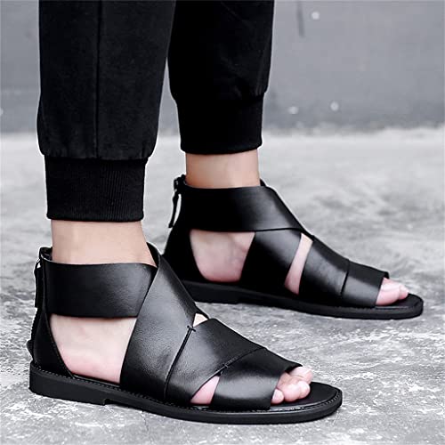 Roman Sandals for Men Men's Sandals Outdoor Comfortable Casual Beach Male Shoes(42 Code)2