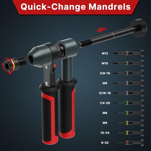 TOLRET Ratchet Rivet Nut Tool Kit