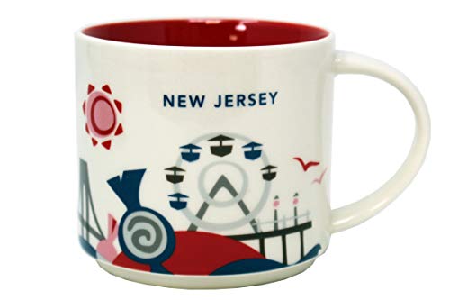 Mug Starbucks Colección You Are Here New Jersey 12 oz miniatura 2