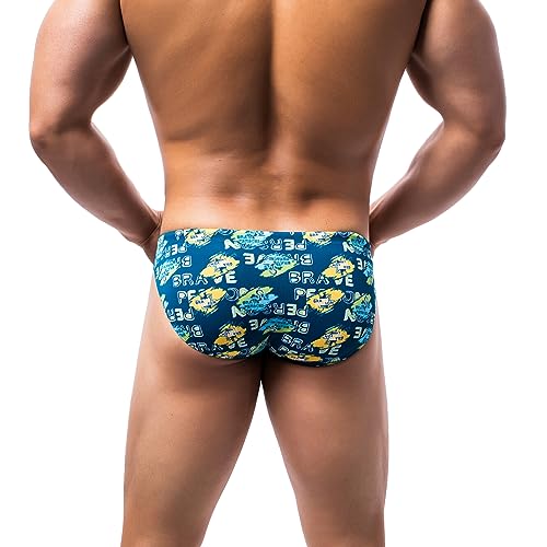 Fashion Printed Beach Shorts Men's Swim Training Swimsuit Bikini Underwear Fast Dry Swimming Trunks Y1994