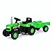 Produktbild Dolu Kinder-Rutschtraktor mit Anhänger, Pedaltraktor mit Anhänger für Kleinkinder ab 3 Jahren, Ideales Spielzeug für drinnen und draußen mit funktionierender Hupe und lustigem Hupgeräusch