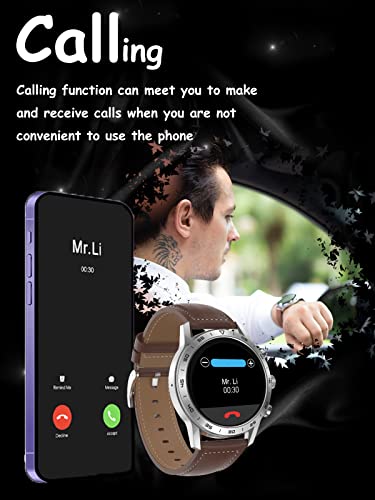 DTNOI-Smart-Watch-with-Call-for-Men-139-IPS-Full-Color-Touch-Screen-Smartwatches-with-Activity-Trackers-Heart-Rate-and-Sleep-Monitor-for-Android-and-iOS-Phones-Gifts-for-MenSilver