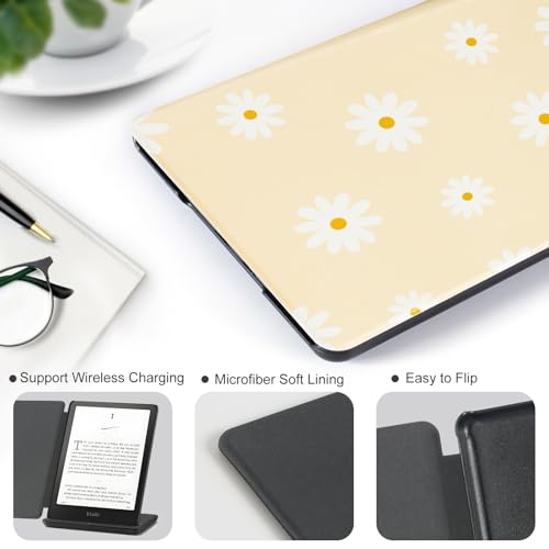 Image of CoBak Case for 7 inch E-Readers - All New PU Leather Cover with Auto Sleep Wake Feature for E-Readers 2024 Released