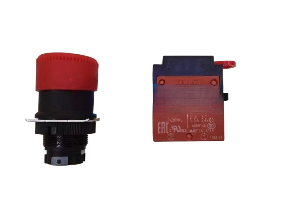 One new emergency stop button A22E-S-12