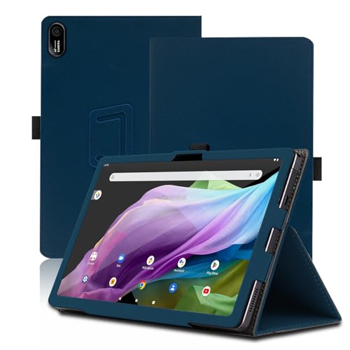 Étui pour Acer Iconia Tab P10, 10.4 inch, Acer Iconia Tab P10 Coque Tablette, Housse de Protection avec Support Pliable, Porte-Crayon et Dragonne, Protection Totale....